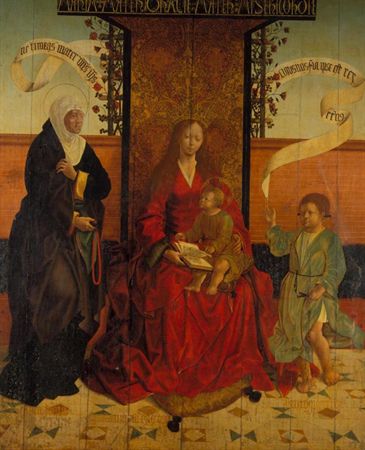 Mary and child, Saint Julita and Saint Guerito., 1505, Francisco Henriques