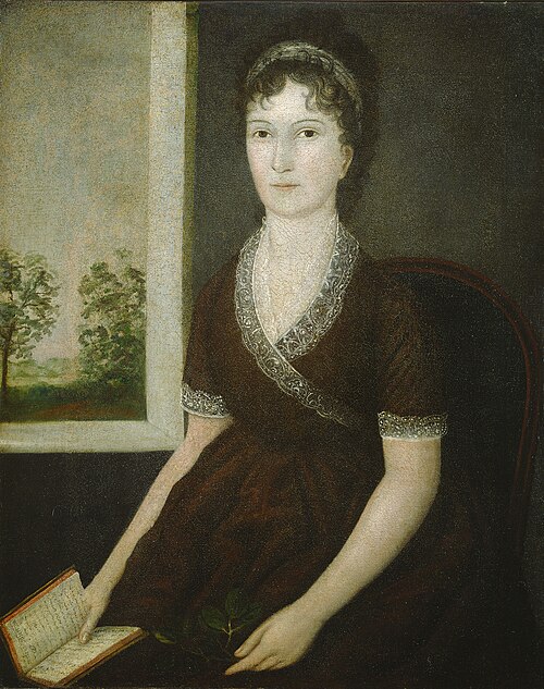Sarah Ogden Gustin, 1805, Joshua Johnson