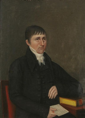 Portrait of Elisha Stansbury, 1810, Joshua Johnson