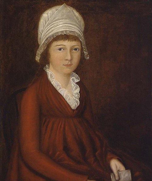 Girl Wearing a Bonnet, 1810, Joshua Johnson