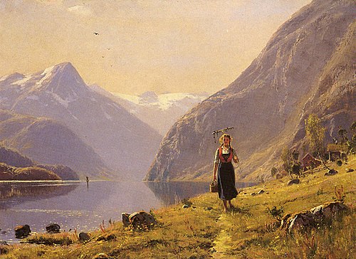 By The Fjord, 1937, Hans Dahl