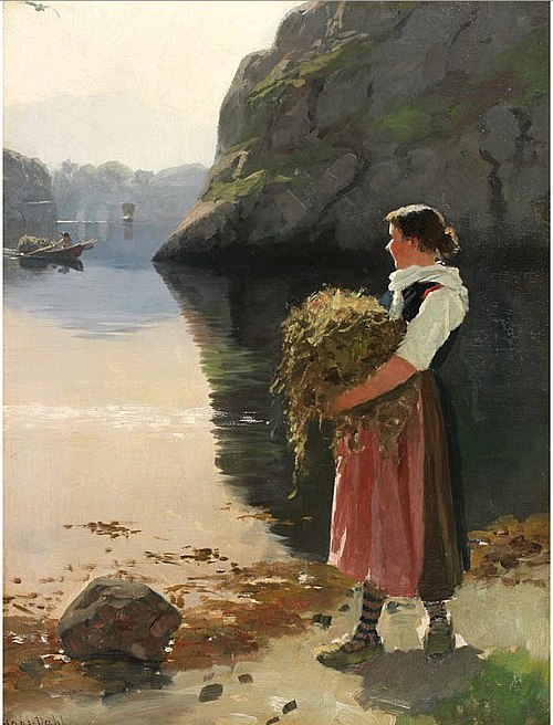 Beim Heutransport, 1937, Hans Dahl