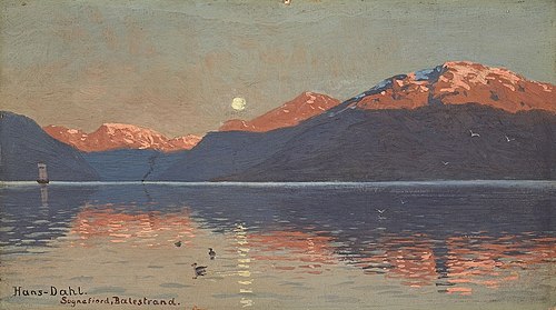 Der Sognefjord near Balestrand, 1937, Hans Dahl