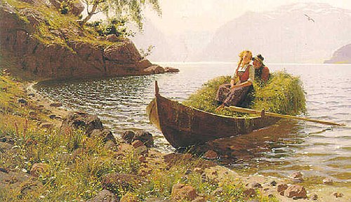 In calm waters, , Hans Dahl