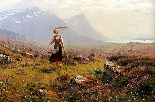 Returning from the fields, 1937, Hans Dahl