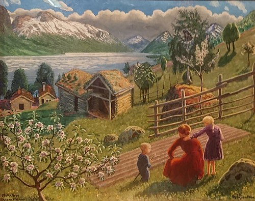 Sandalstrand, 1926, Nikolaï Astrup