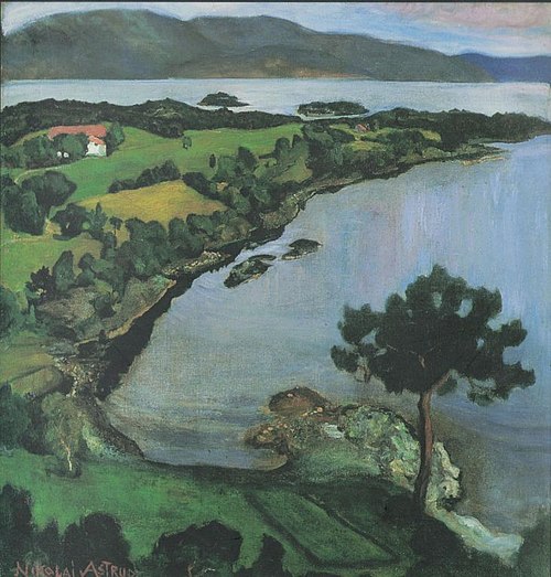 Svanøybukta, 1905, Nikolaï Astrup
