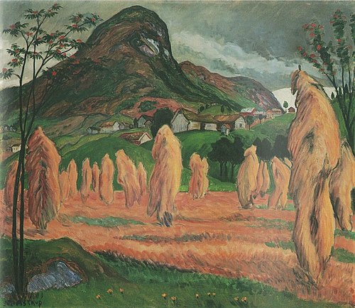 Kornstaur, 1920, Nikolaï Astrup