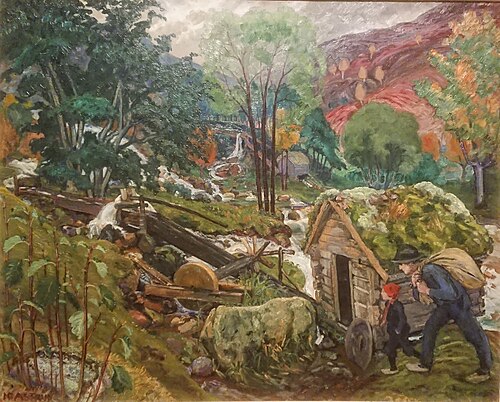 Kvennavatn, 1910, Nikolaï Astrup