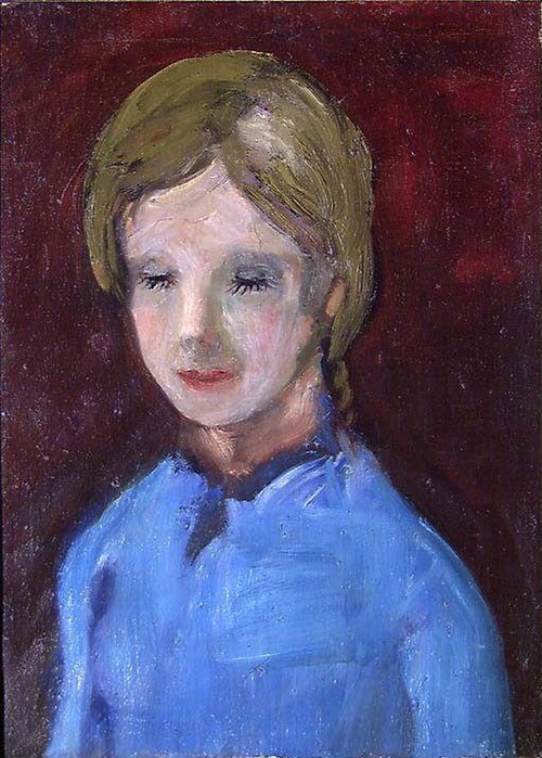 Portrait of a young Girl, 1904, Nikolaï Astrup