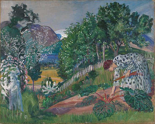 Spring Evening in Jølster, 1926, Nikolaï Astrup