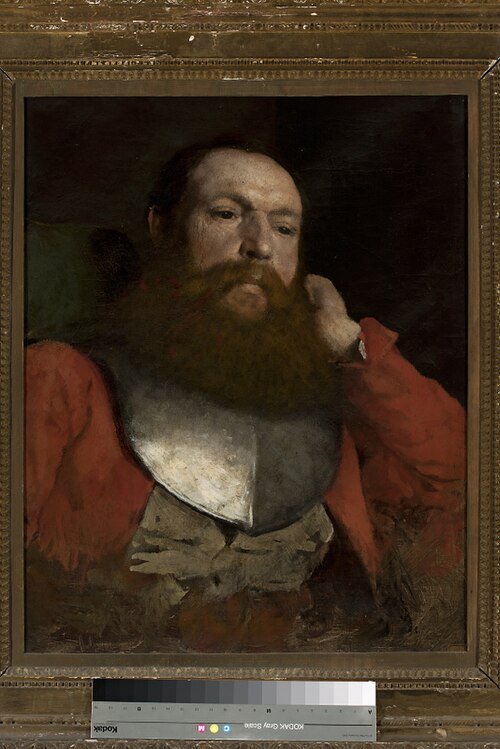 Portrait study, , Aleksander Gierymski