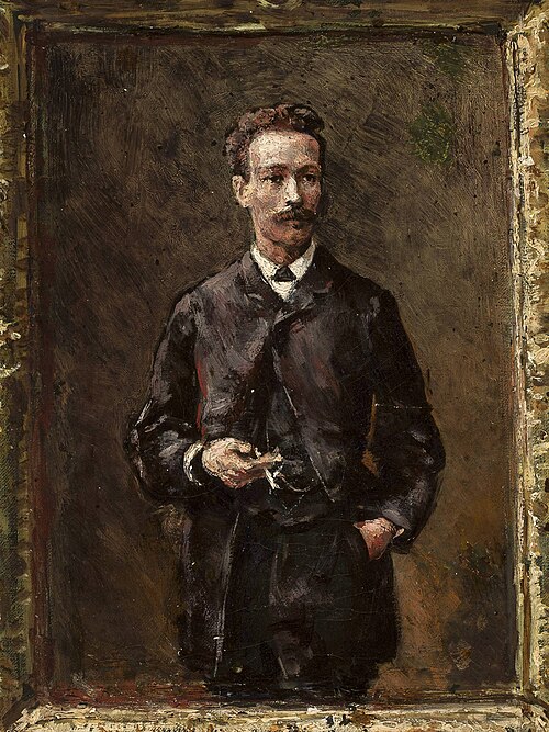 Portrait of Artur Gruszecki, sketch, , Aleksander Gierymski