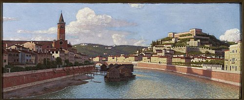 View of Verona, 1900, Aleksander Gierymski