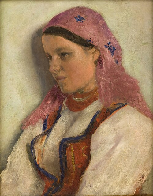 Girl from Bronowice, 1893, Aleksander Gierymski