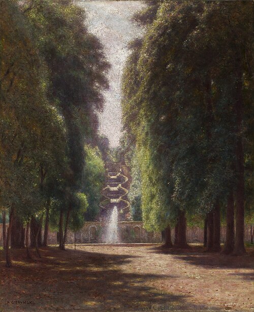 Villa Torlonia in Frascati, 1896, Aleksander Gierymski