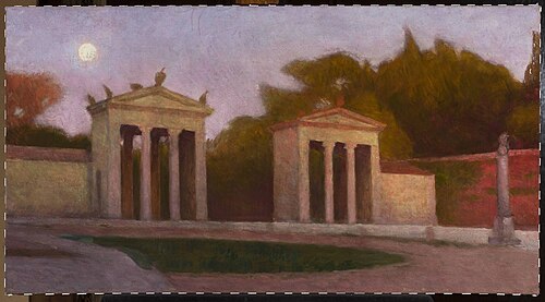 Villa Borghese, 1900, Aleksander Gierymski