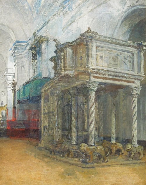 Pulpit in Ravello, 1898, Aleksander Gierymski