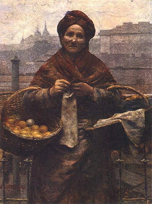 Femme juive aux citrons, 1881, Aleksander Gierymski