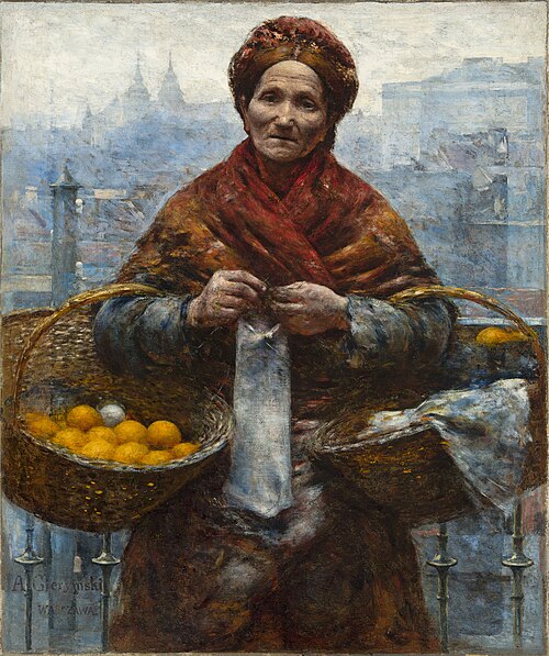 Jewess with Oranges, 1880, Aleksander Gierymski