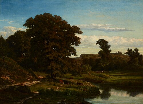 The Pond, 1837, Jules Dupré