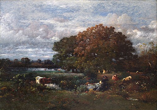 La Mare, 1850, Jules Dupré