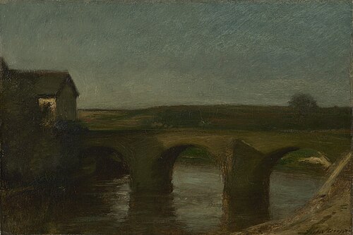 Bridge to L'Isle-Adam, 1872, Jules Dupré