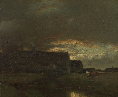 Evening, 1877, Jules Dupré