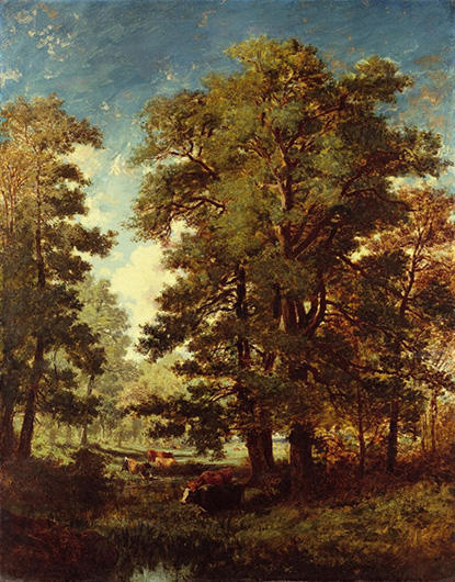 In a Forest, Summer Morning, , Jules Dupré