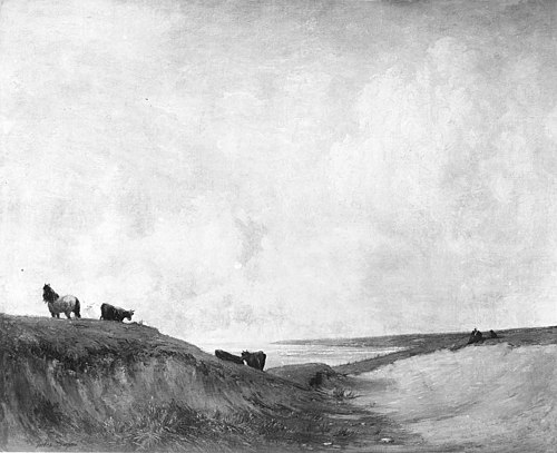 Cattle on the Dunes, , Jules Dupré