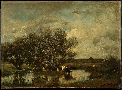 Watering Place, , Jules Dupré