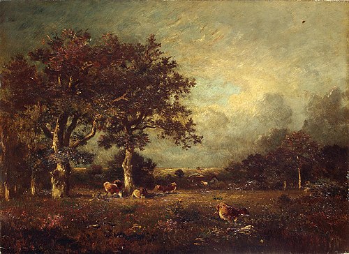 Paysage avec des vaches (Eremitage), 1870, Jules Dupré