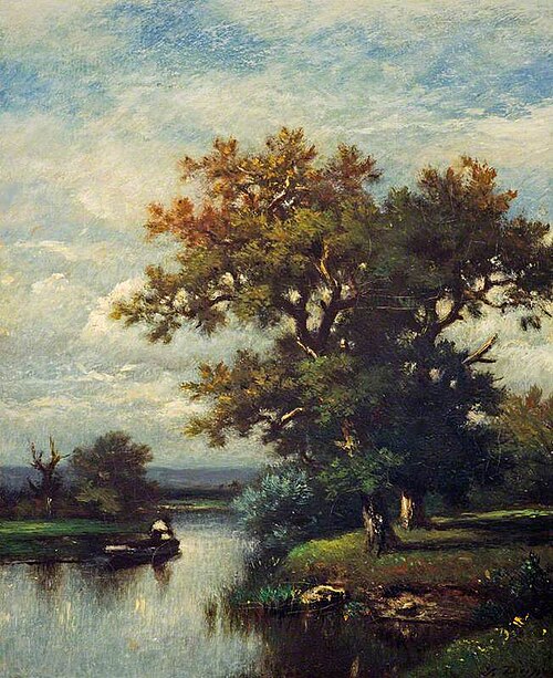A Fisherman, 1867, Jules Dupré