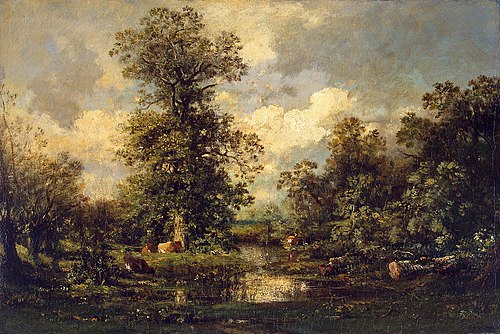 Paysage de la forêt, 1840, Jules Dupré