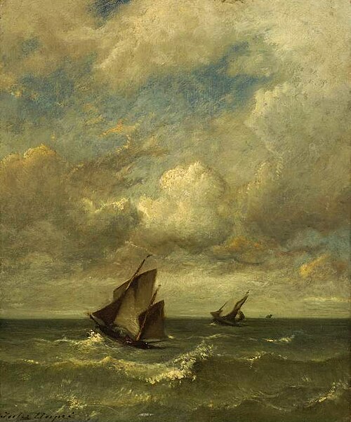 Livraison dans une brise, , Jules Dupré