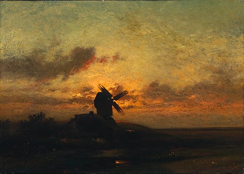 Le moulin à vent, 1850, Jules Dupré