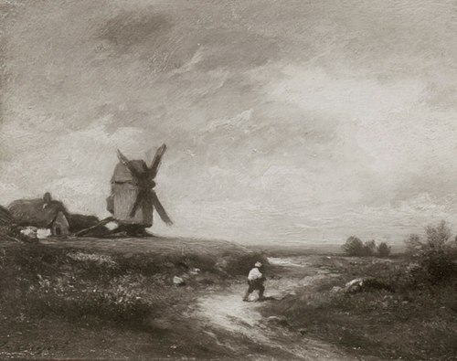The Old Windmill, , Jules Dupré
