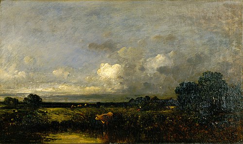 Landscape with Cow, 1872, Jules Dupré