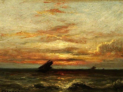 Coucher du soleil, 1900, Jules Dupré