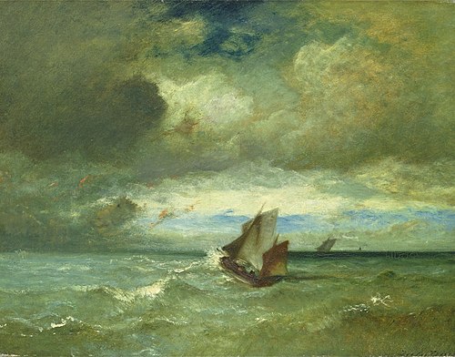 Marine (Mer agitée), 1870, Jules Dupré
