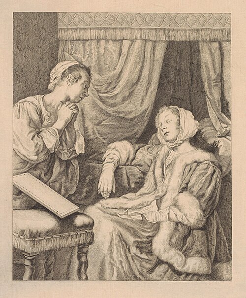 The Sick Lady, 1665, Frans van Mieris l'Ancien