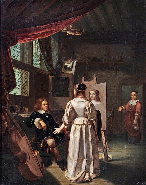 The Portrait, , Frans van Mieris l'Ancien