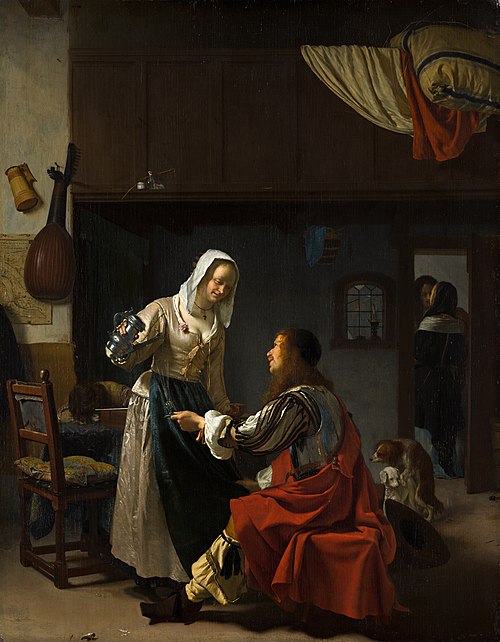 La Proposition leste, 1659, Frans van Mieris l'Ancien