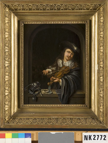 The Violin Player, 1850, Frans van Mieris l'Ancien