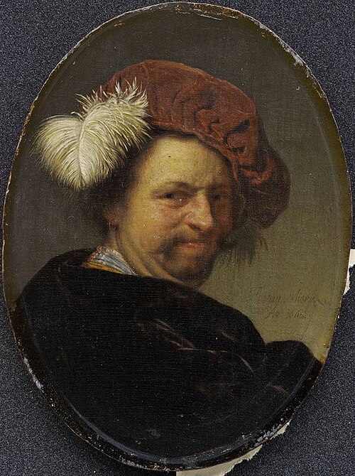 Self portrait, 1662, Frans van Mieris l'Ancien