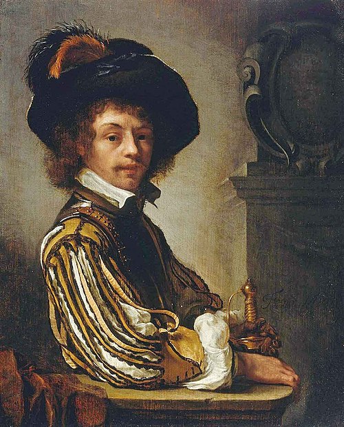 A Cavalier, 1658, Frans van Mieris l'Ancien