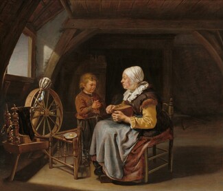 Saying Grace, 1653, Frans van Mieris l'Ancien