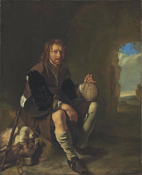 Resting Traveller, 1657, Frans van Mieris l'Ancien