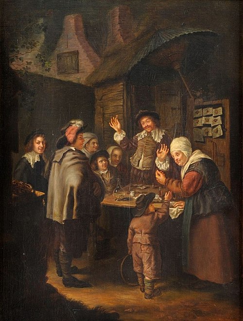 The Charlatan, 1654, Frans van Mieris l'Ancien