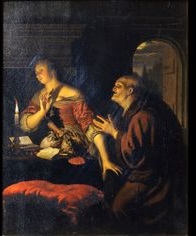 The Old Lover, 1673, Frans van Mieris l'Ancien